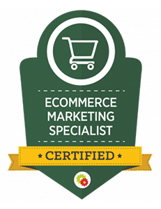 ecommerce marketing specialist certification badge